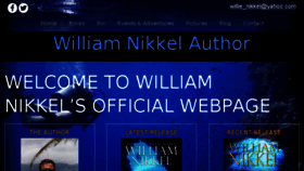 What Williamnikkel.com website looked like in 2017 (6 years ago)