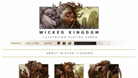 What Wickedkingdomdeck.com website looked like in 2017 (6 years ago)