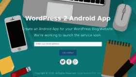 What Wp2apk.com website looked like in 2017 (6 years ago)