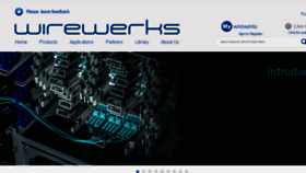 What Wirewerks.com website looked like in 2017 (8 years ago)