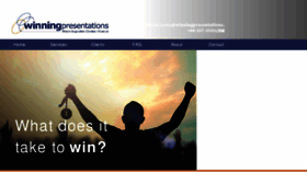 What Winningpresentations.com website looked like in 2017 (6 years ago)