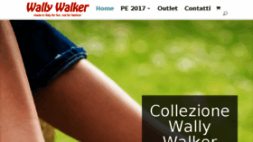 What Wallywalker.it website looked like in 2017 (6 years ago)