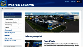 What Walter-leasing.at website looked like in 2017 (6 years ago)