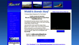 What Webbsscenicsurf.com website looked like in 2017 (6 years ago)