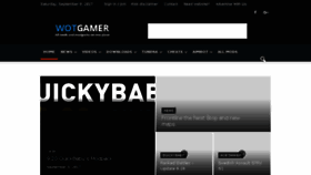 What Wotgamer.com website looked like in 2017 (6 years ago)