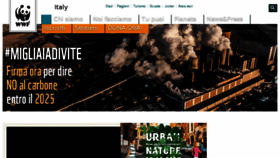 What Wwf.it website looked like in 2017 (7 years ago)