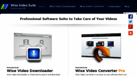 What Wisevideosuite.com website looked like in 2017 (6 years ago)