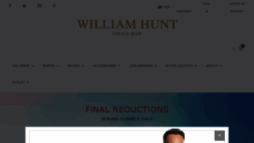 What Williamhunt.co.uk website looked like in 2017 (6 years ago)
