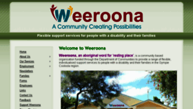 What Weeroona.org.au website looked like in 2017 (6 years ago)