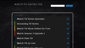 What Watch-tv-series.me website looked like in 2017 (6 years ago)