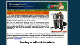 What Wheels4deals.com website looked like in 2017 (6 years ago)