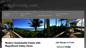 What Waughrealty.com website looked like in 2017 (6 years ago)