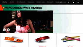 What Wristbands.in website looked like in 2017 (6 years ago)
