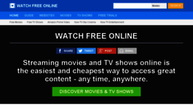 What Watchfreeonline.co.uk website looked like in 2017 (6 years ago)