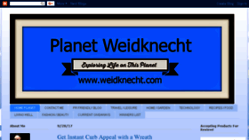 What Weidknecht.com website looked like in 2017 (6 years ago)