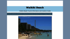 What Waikikibeach.ca website looked like in 2017 (6 years ago)