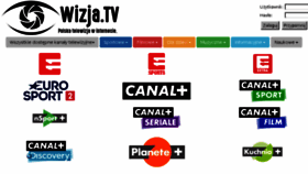 What Wizja.tv website looked like in 2017 (6 years ago)