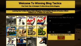 What Winningblogtactics.com website looked like in 2017 (6 years ago)