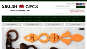 What Welshgifts.co.uk website looked like in 2017 (6 years ago)