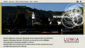 What Winningen.de website looked like in 2017 (6 years ago)