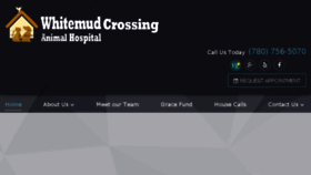 What Whitemudvet.com website looked like in 2017 (7 years ago)