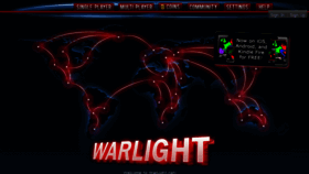 What Warlight.net website looked like in 2017 (6 years ago)