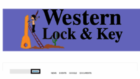 What Westernlockandkey.ca website looked like in 2017 (6 years ago)
