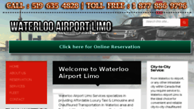 What Waterlooairportlimo.com website looked like in 2017 (6 years ago)