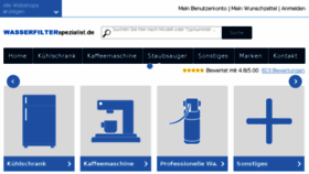 What Wasserfilterspezialist.de website looked like in 2017 (6 years ago)