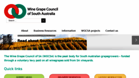 What Wgcsa.com.au website looked like in 2017 (6 years ago)