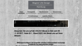 What Wagnerdesign.de website looked like in 2017 (6 years ago)