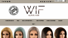 What Wifhair.com website looked like in 2017 (6 years ago)