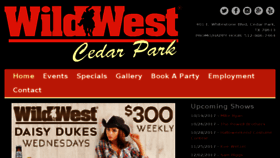 What Wildwestcedarpark.com website looked like in 2017 (6 years ago)
