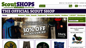 What Wholesale.scouts.org.uk website looked like in 2017 (6 years ago)