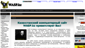What Wasp.kz website looked like in 2017 (6 years ago)