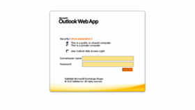 What Webmail.oncor.com website looked like in 2017 (6 years ago)
