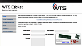 What Wtseticket.com website looked like in 2017 (6 years ago)