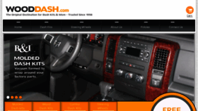 What Wooddash.com website looked like in 2017 (6 years ago)