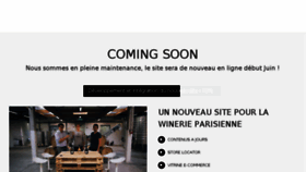 What Winerieparisienne.fr website looked like in 2017 (6 years ago)