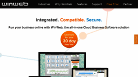 What Winweb.com website looked like in 2017 (6 years ago)