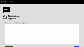 What Wtfautolayout.com website looked like in 2017 (6 years ago)