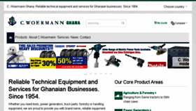 What Woermann-ghana.com website looked like in 2017 (6 years ago)
