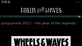 What Wheels-and-waves.com website looked like in 2017 (6 years ago)