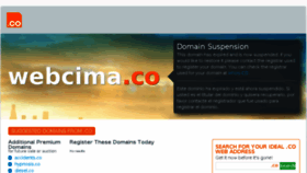 What Webcima.co website looked like in 2017 (6 years ago)