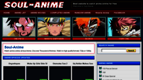 What Www6.soul-anime.us website looked like in 2017 (6 years ago)