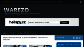 What Warezo.cz website looked like in 2017 (6 years ago)
