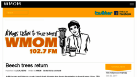 What Wmom.fm website looked like in 2017 (6 years ago)