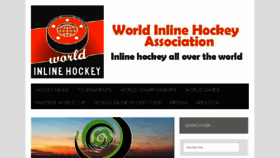 What Worldinlinehockey.org website looked like in 2017 (6 years ago)