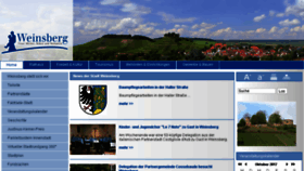 What Weinsberg.de website looked like in 2017 (6 years ago)