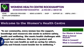 What Womenshealthrockhampton.com website looked like in 2017 (6 years ago)
